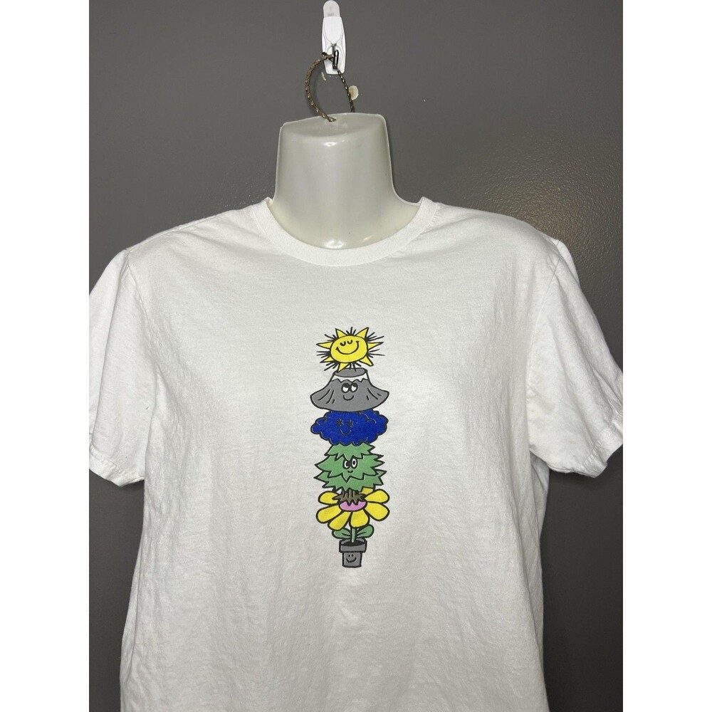 Call Your Mother Shirt Womens Medium White No Bad Days Graphic Tee Positive